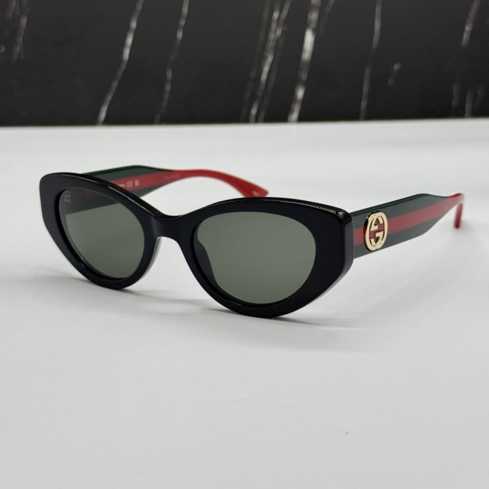 NEW GG1862S 001 GUCCI CAT EYE BLACK WOMEN GUCCI SUNGLASSES